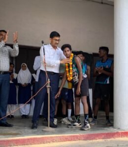 प्रदेश स्तरीय माध्यमिक विद्यालयी बास्केटबॉल प्रतियोगिता में वाराणसी मंडल की टीम प्रथम, आकाश सोनकर ने विद्यालय का नाम रोशन किया