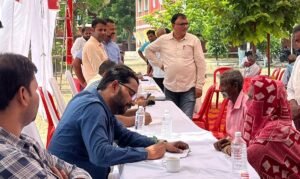 समाजसेवी सुभाष चन्द्र यादव की तृतीय पुण्य स्मृति में 850 से अधिक मरीजों की जांच