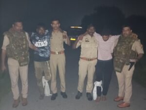 पुलिस और बदमाश के बीच हुई मुठभेड़