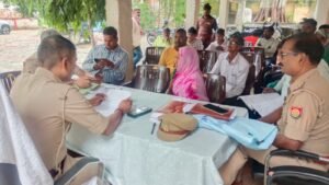 बक्शा समाधान दिवस में पांच शिकायतें, एक का मौके पर निस्तारण