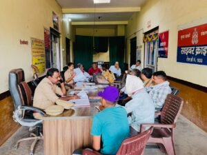 तेजीबाजार थाने में समाधान दिवस पर आए 11 प्रार्थना पत्र, मौके पर पांच का निस्तारण