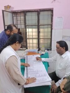 सीएचसी मछलीशहर का औचक निरीक्षण, 132 प्रकार की दवाएं मिलीं