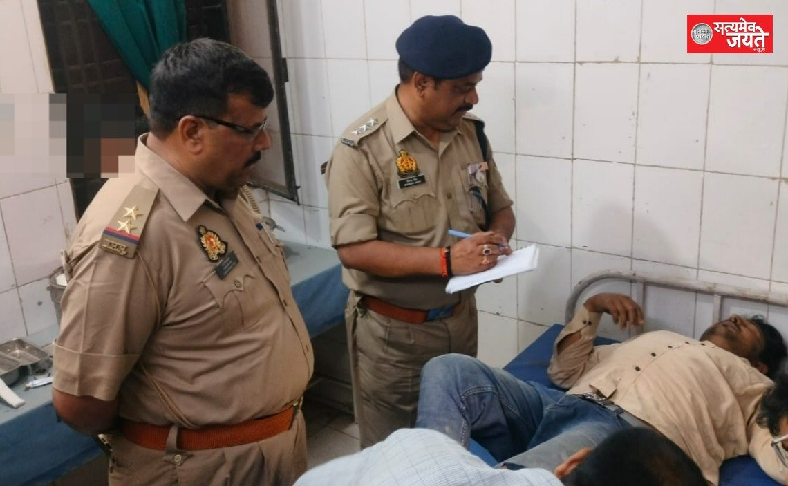 खुटहन पुलिस टीम द्वारा मुठभेड़ में 01 शातिर गौ तस्कर अभियुक्त घायल अवस्था में गिरफ्तार, कब्जे से 01 देशी तमन्चा .315 बोर व 02 खोखा कारतूस .315 बोर, 01 नाजायज चाकू , रस्सी व 01 मोटर साइकिल वाहन संख्या UP 62 BU 7909 बरामद