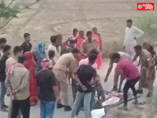 सड़क हादसे में वृद्ध महिला की मौत