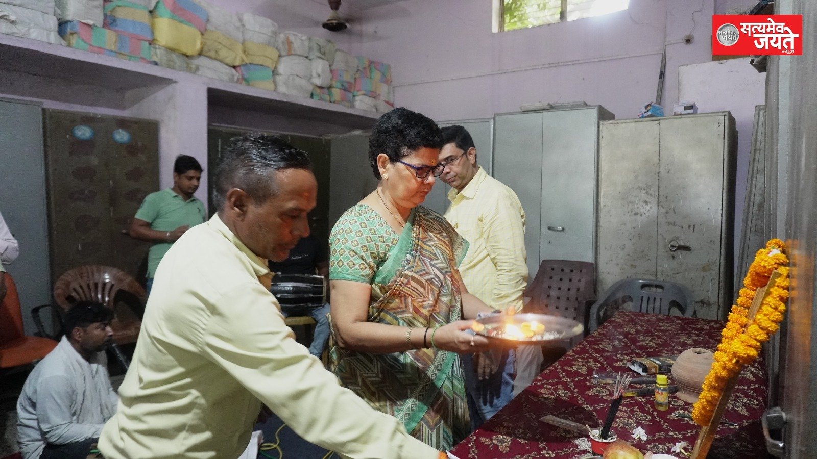 बयालसी पी.जी. कॉलेज में शैक्षणिक सत्र के प्रथम दिवस पर हुआ मां सरस्वती पूजन