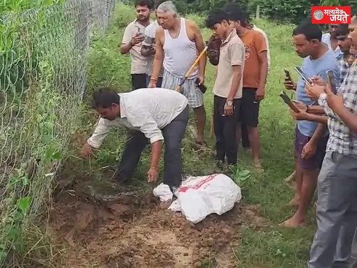 दहेंव गांव में दिखा विशाल अजगर, वन विभाग ने किया रेस्क्यू