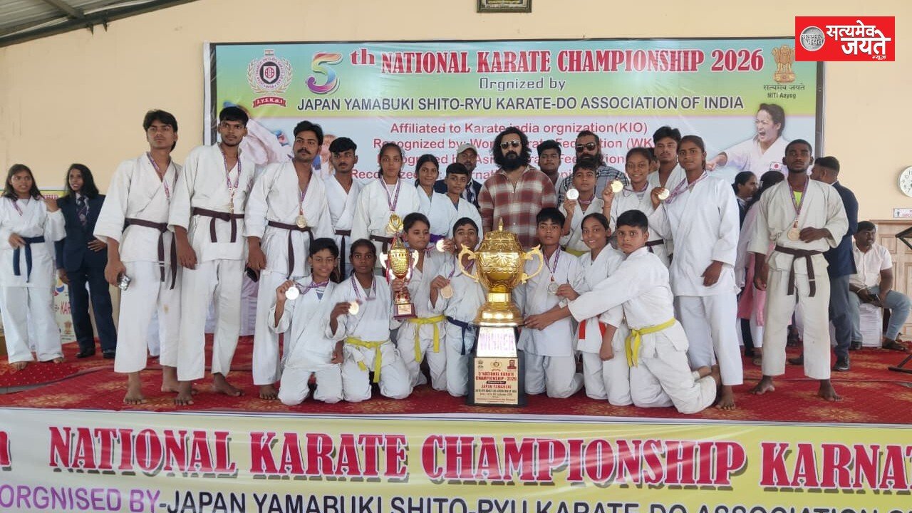 नेशनल कराटे चैंपियनशिप में केराकत के खिलाड़ियों ने रचा इतिहास