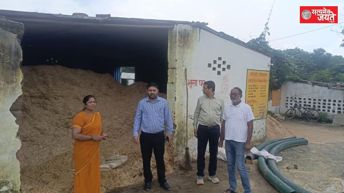 बीडीओं ने गौशाला का किया औचक निरीक्षण, दिया आवश्यक निर्देश