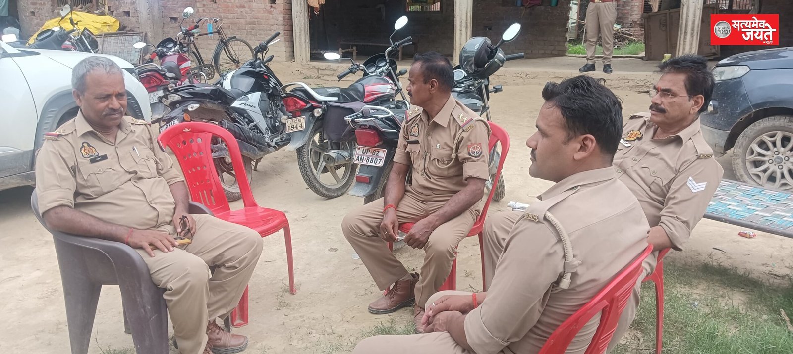 पुलिस की मौजूदगी में विवाहिता का किया गया सुपुर्दे खाक