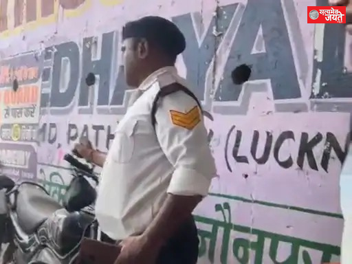 ट्रैफिक चेकिंग और चालान को लेकर ट्रक चालकों ने उठाए सवाल