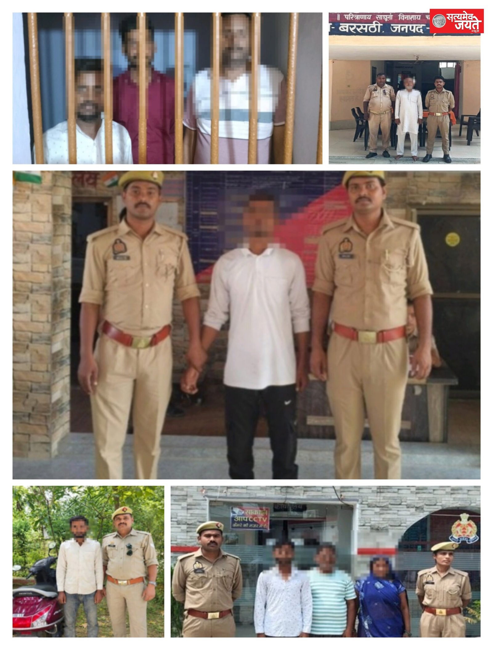 जौनपुर में पुलिस का ताबड़तोड़ एक्शन, चोरी से लेकर छेड़छाड़ और आत्महत्या के लिए उकसाने के मामलों में 8 गिरफ्तार