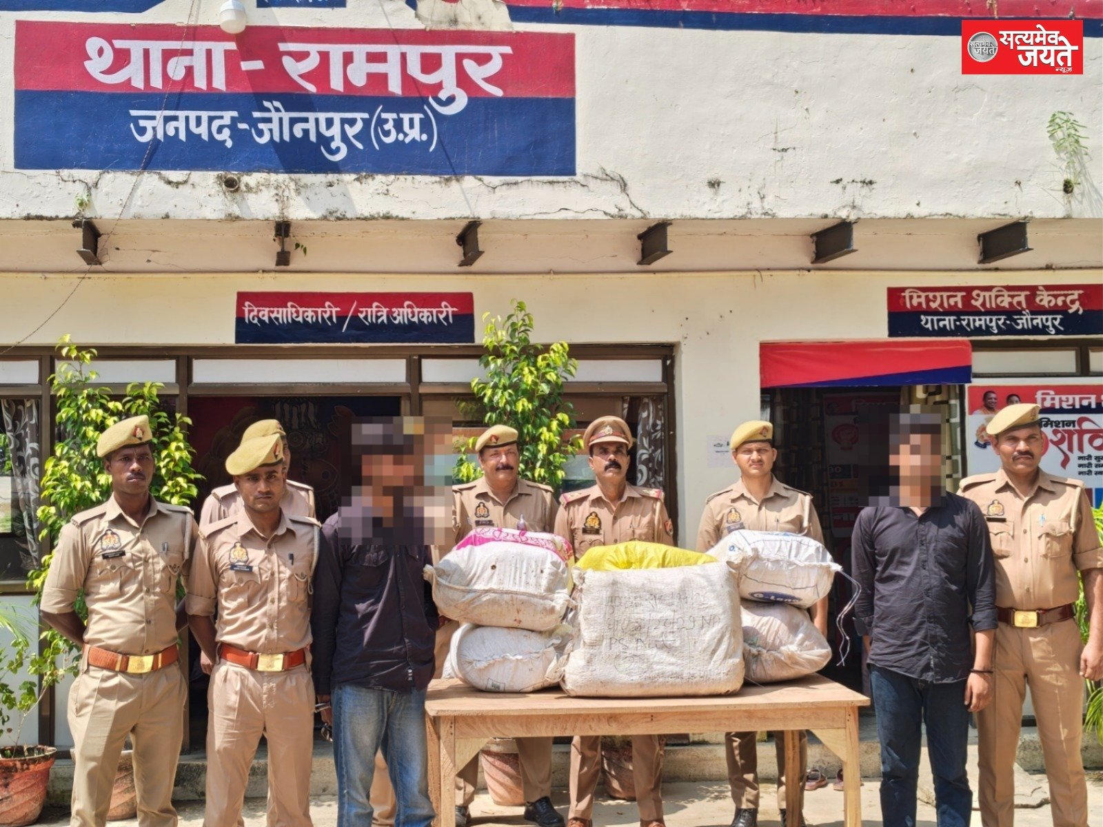 गांजा तस्करी में दो आरोपी गिरफ्तार, 1.20 कुंतल बरामद