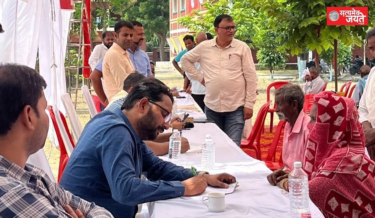 समाजसेवी सुभाष चन्द्र यादव की तृतीय पुण्य स्मृति में 850 से अधिक मरीजों की जांच