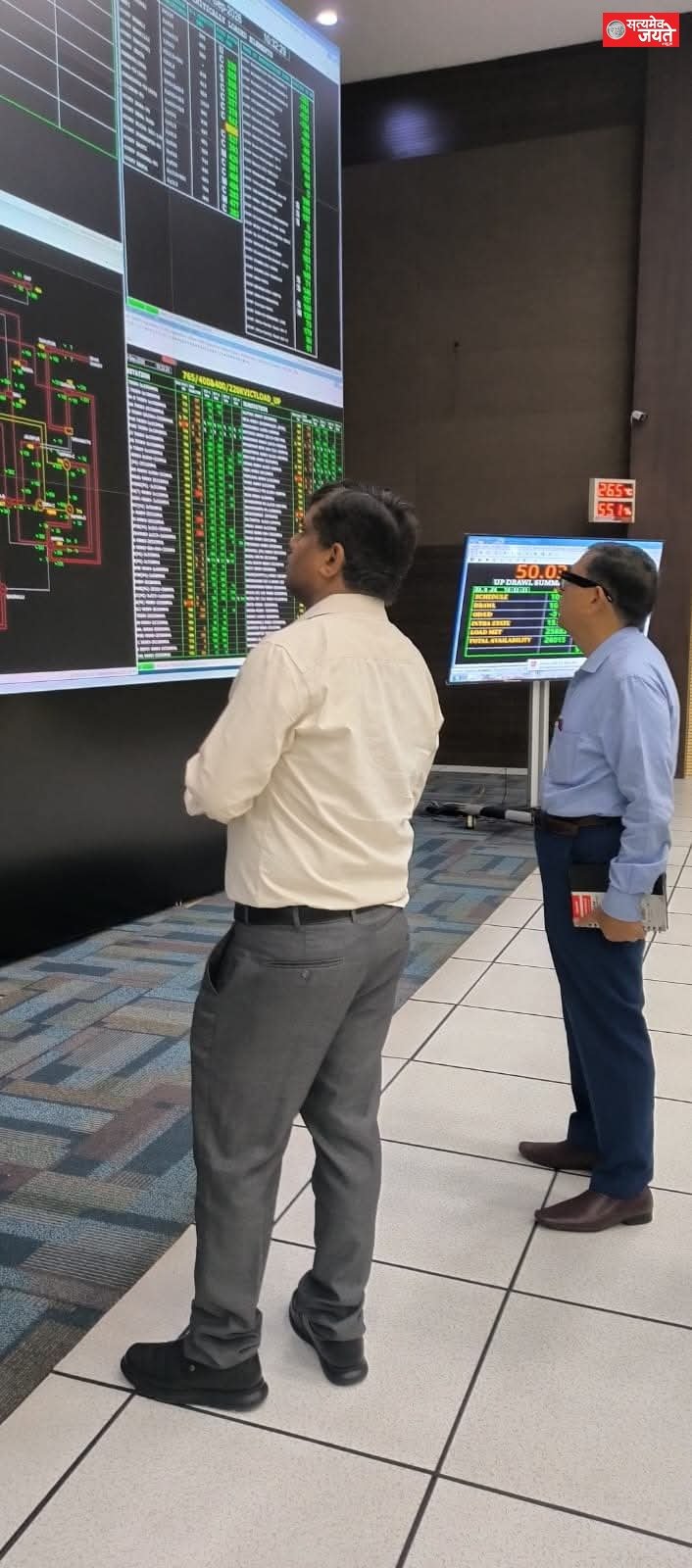 प्रमुख सचिव ऊर्जा ने किया SLDC लखनऊ का औचक निरीक्षण, बिजली आपूर्ति व्यवस्था की समीक्षा