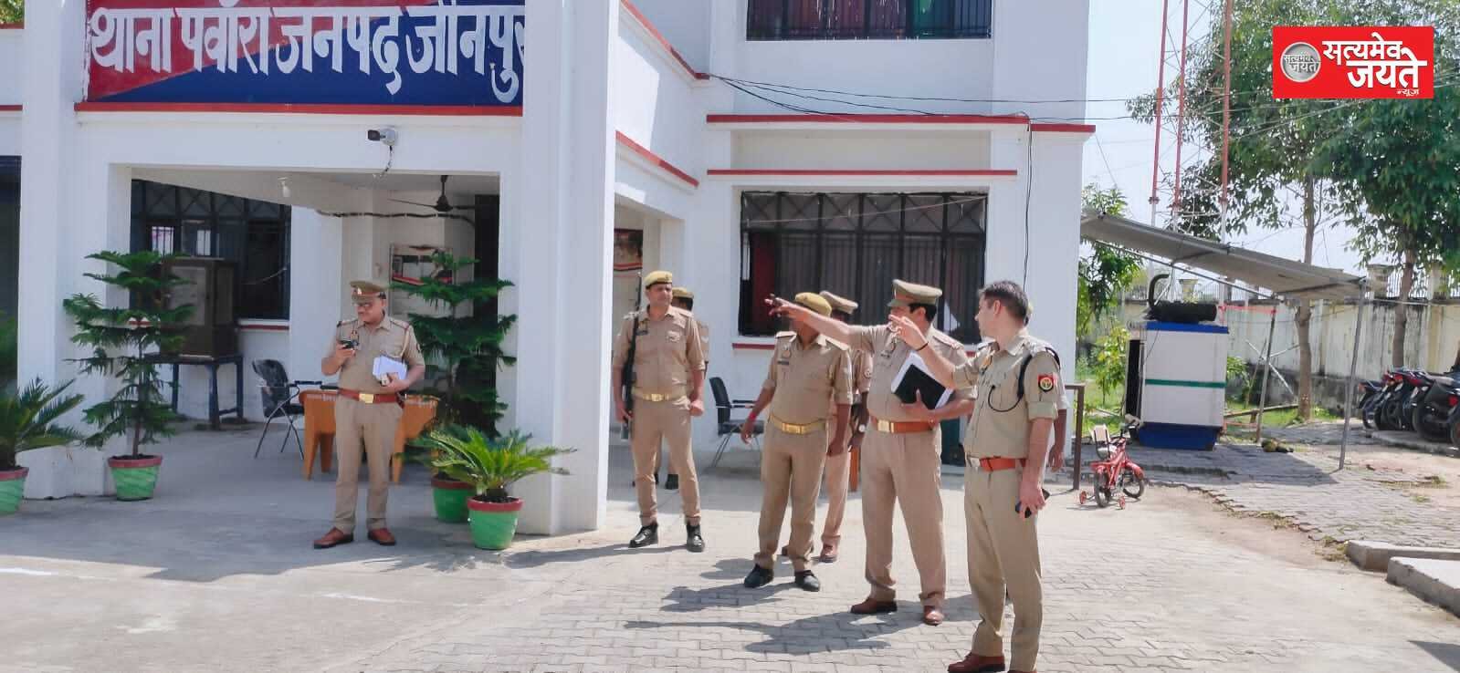 एस पी डॉ अजय पाल शर्मा ने पवारा थाने का किया निरीक्षण