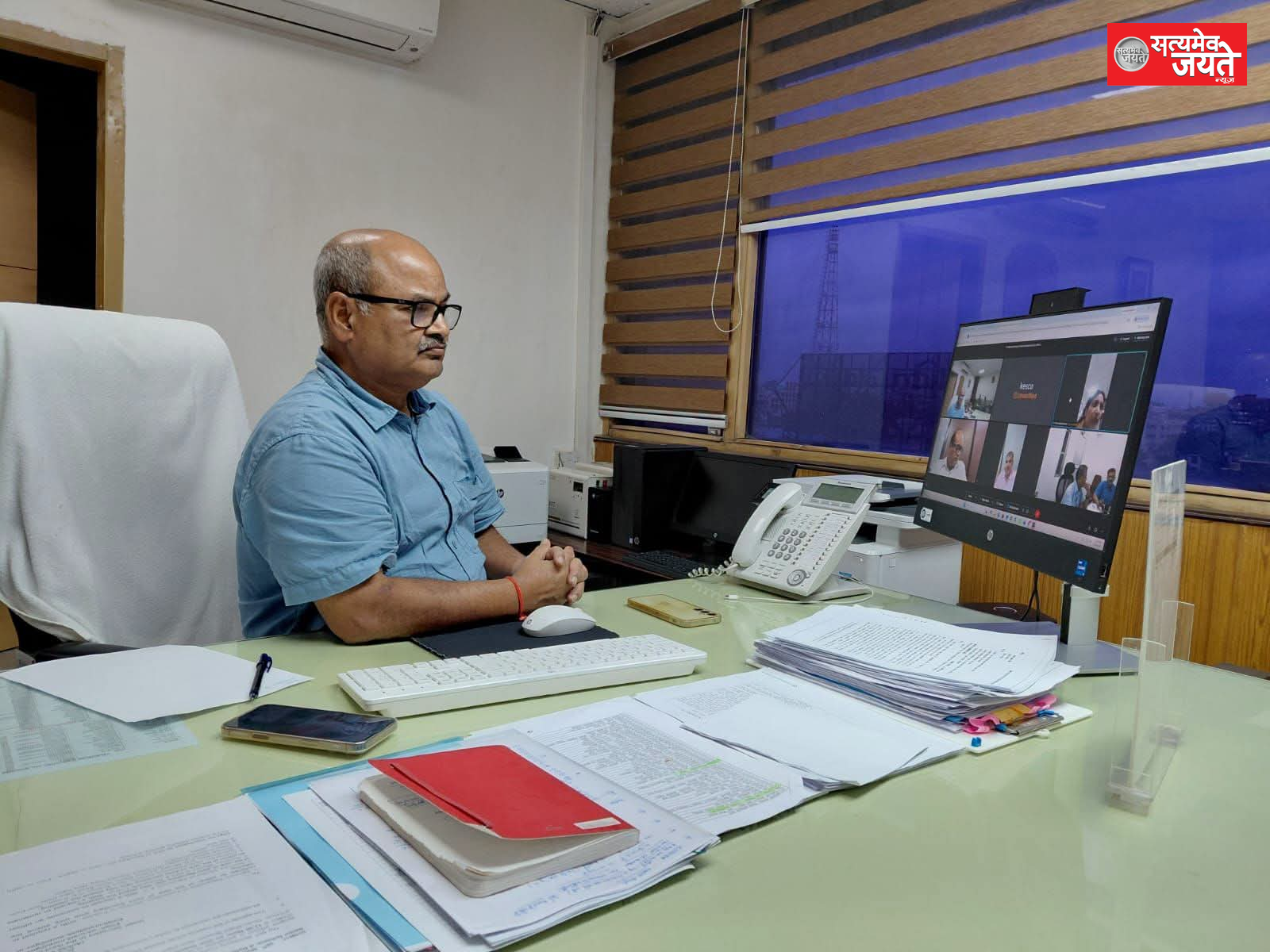 शक्ति भवन से प्रदेश की बिजली आपूर्ति की लगातार हो रही निगरानी