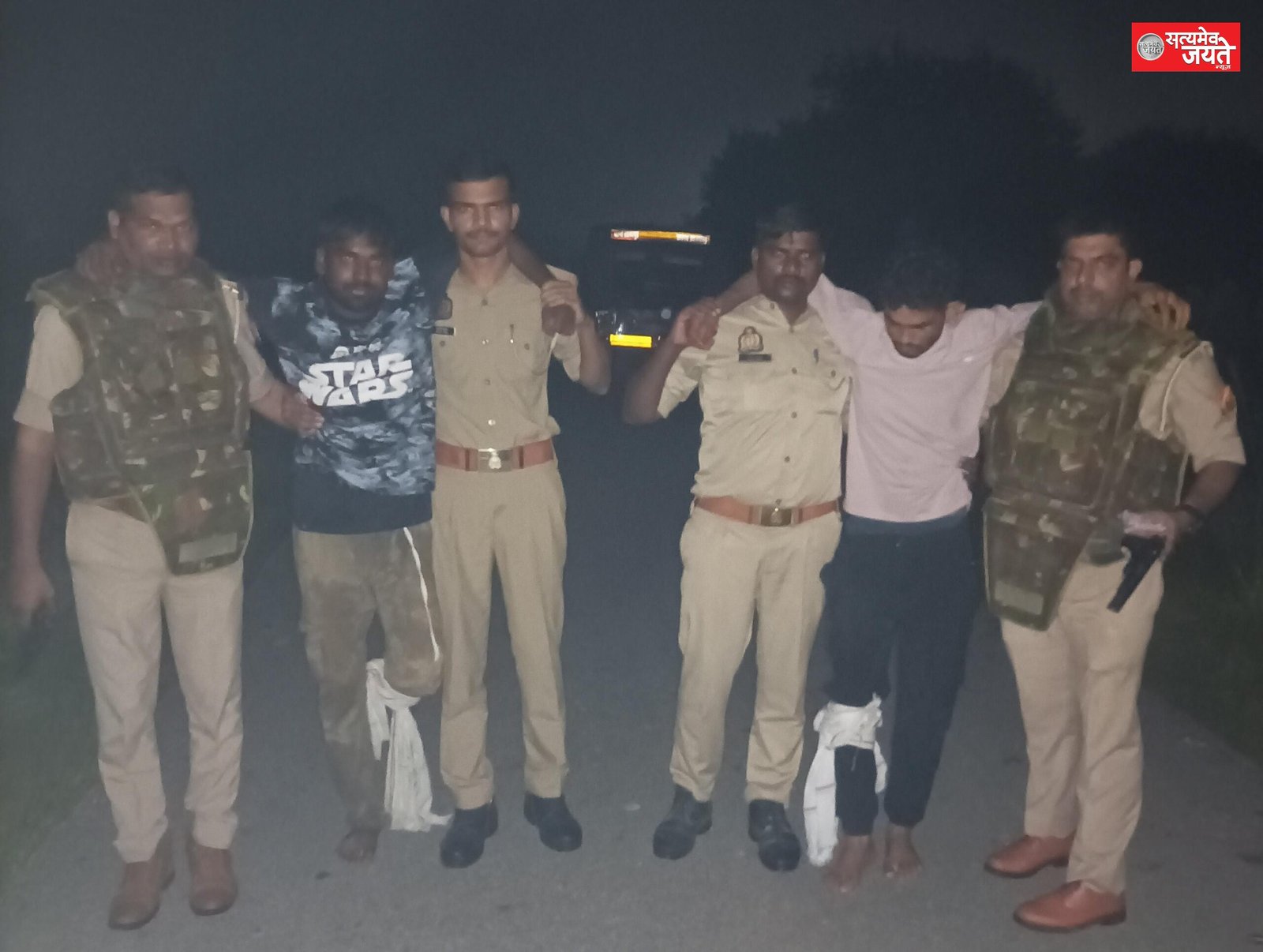 पुलिस और बदमाश के बीच हुई मुठभेड़