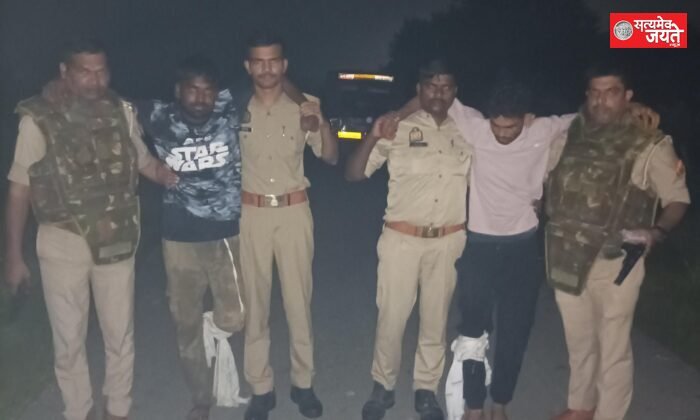पुलिस और बदमाश के बीच हुई मुठभेड़