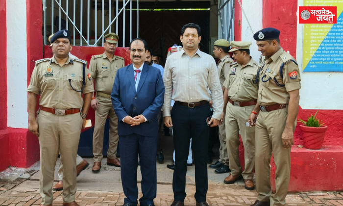 जिला कारागार का त्रैमासिक निरीक्षण, बैरकों की सघन तलाशी में नहीं मिली प्रतिबंधित वस्तु