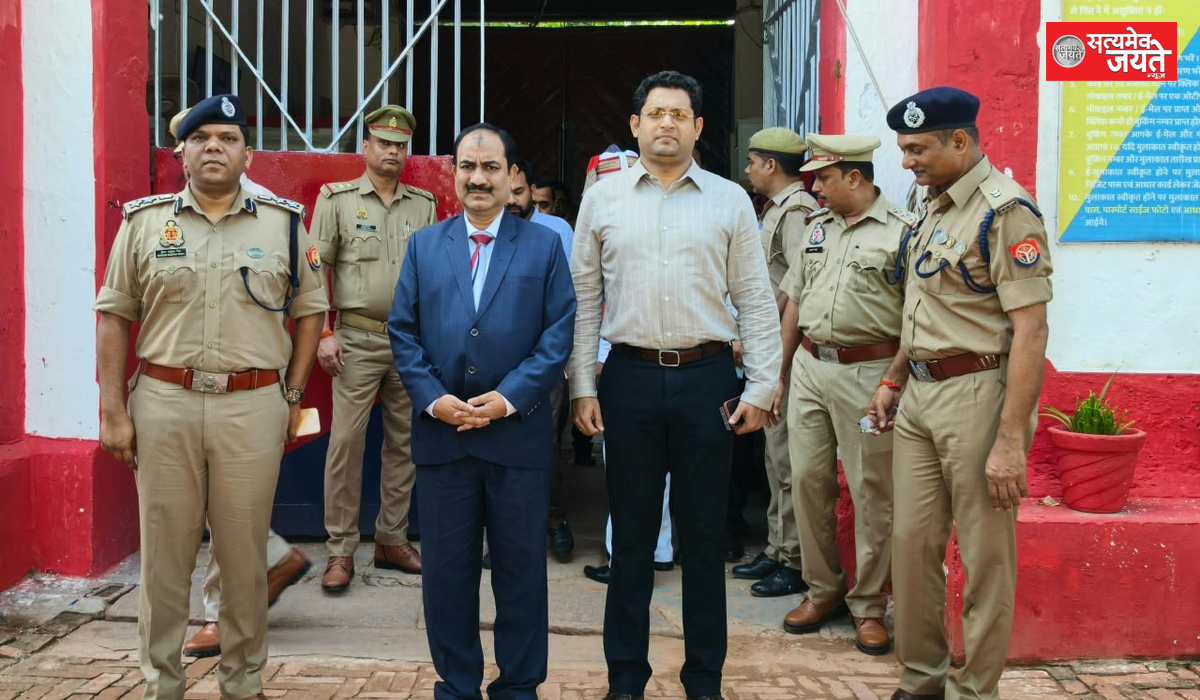 जिला कारागार का त्रैमासिक निरीक्षण, बैरकों की सघन तलाशी में नहीं मिली प्रतिबंधित वस्तु