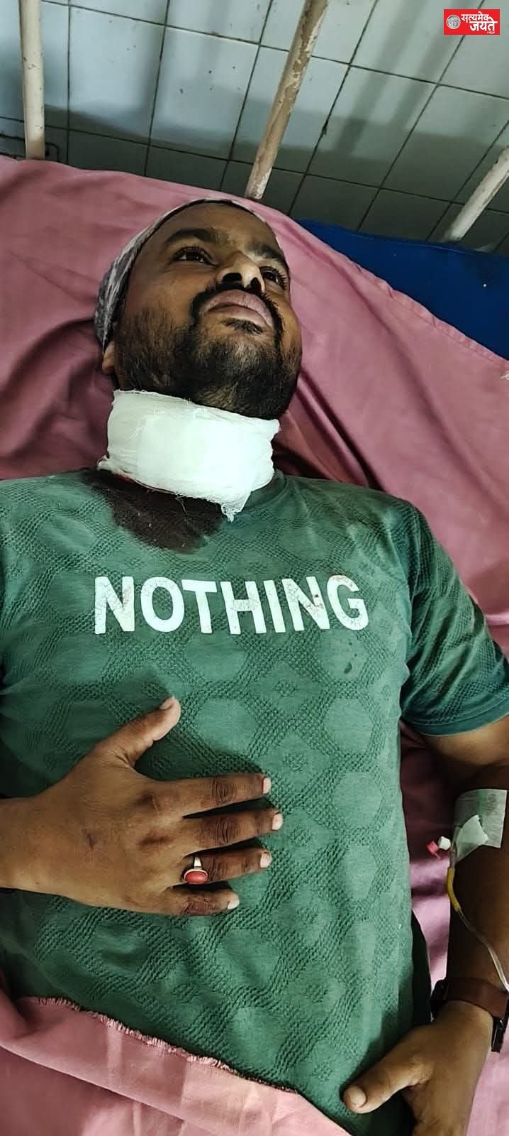 जौनपुर में चाइनीज मांझे का कहर: बाइक सवार युवक की गर्दन कटी
