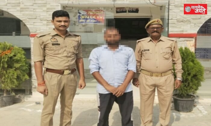 सरपतहां पुलिस ने वारंटी अभियुक्त को घर से किया गिरफ्तार
