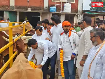 जौनपुर पहुंची सेवा संकल्प यात्रा, कार्यकर्ताओं ने किया स्वागत