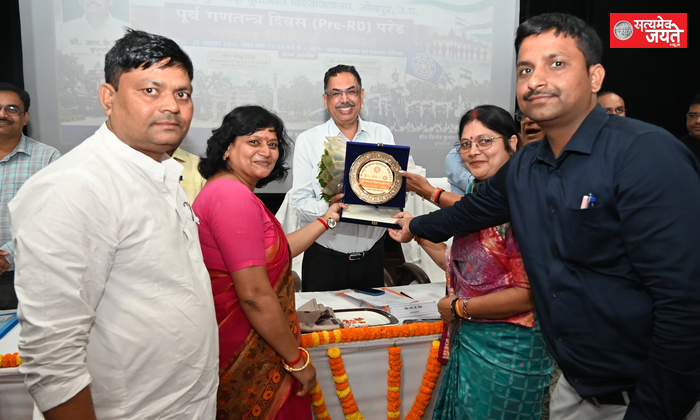 पीयू में पूर्व गणतंत्र दिवस परेड शिविर का हुआ आयोजन