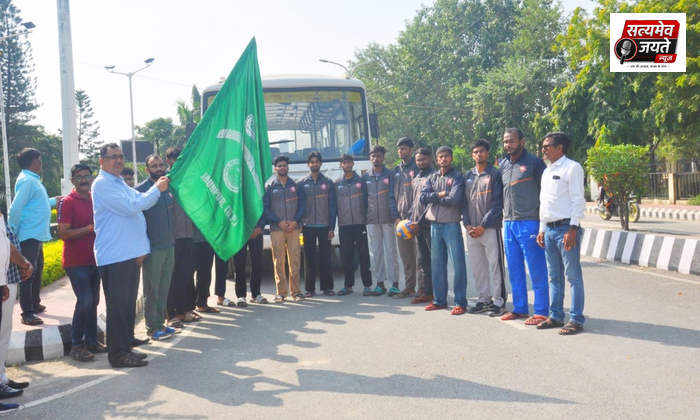 पूर्वी क्षेत्र अंतर-विश्वविद्यालयीय वालीबाल प्रतियोगिता के लिए पीयू टीम रवाना