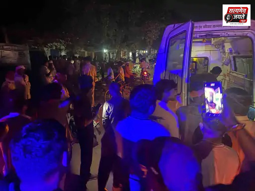 बाइक की टक्कर से पैदल जा रही 45 वर्षीय महिला घायल