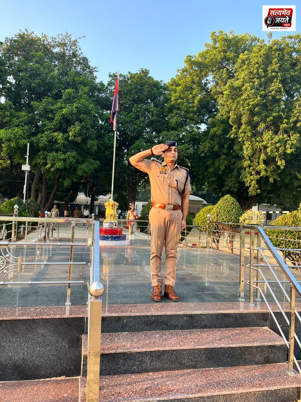 त्योहारों के मद्देनजर पुलिस लाइन में बलवा ड्रिल का अभ्यास