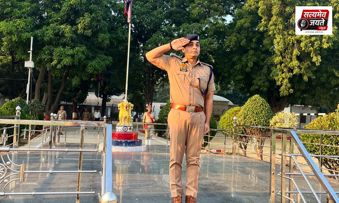 त्योहारों के मद्देनजर पुलिस लाइन में बलवा ड्रिल का अभ्यास