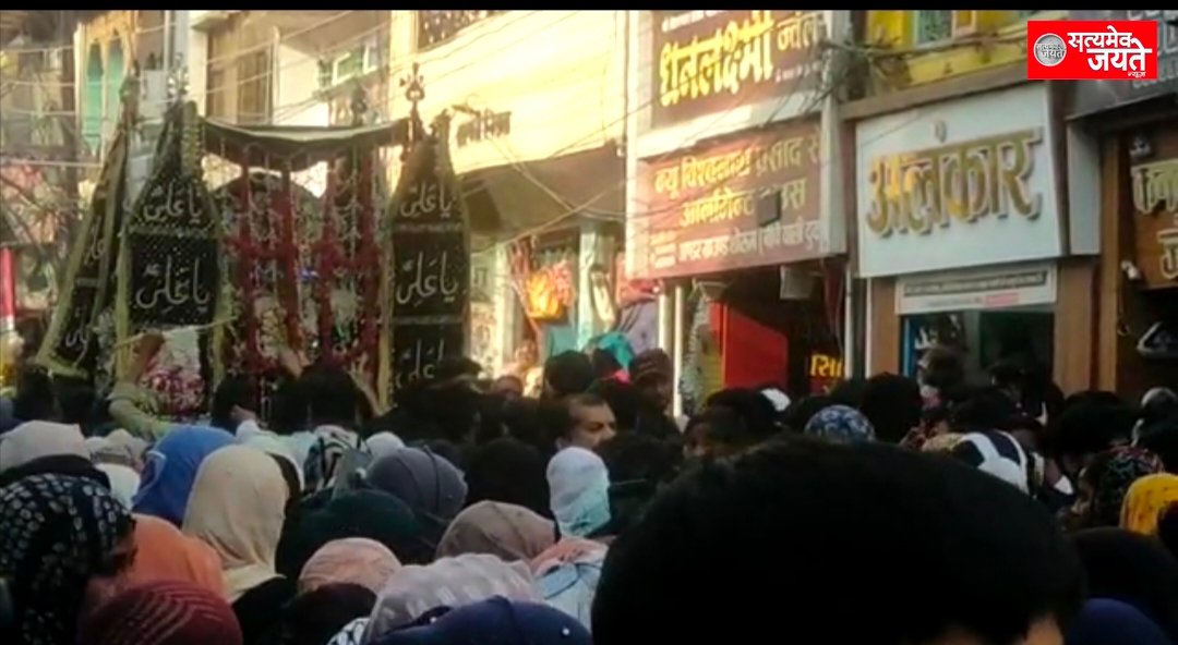 हजरत अली की शाहादत पर अली—अली, हाय अली की सदा से गूंज उठा शिराज—ए—हिंद<br>अंजुमन जुल्फेकारिया के नेतृत्व में मीरमस्त से निकला कदीम अलम और ताबूत का जुलूस