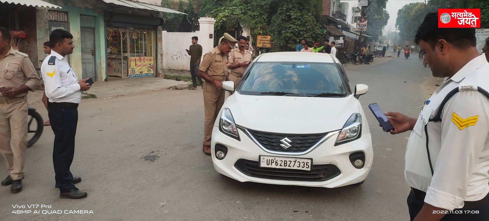 जौनपुर<br>यातायात विभाग ने चलाया चेकिंग अभियान