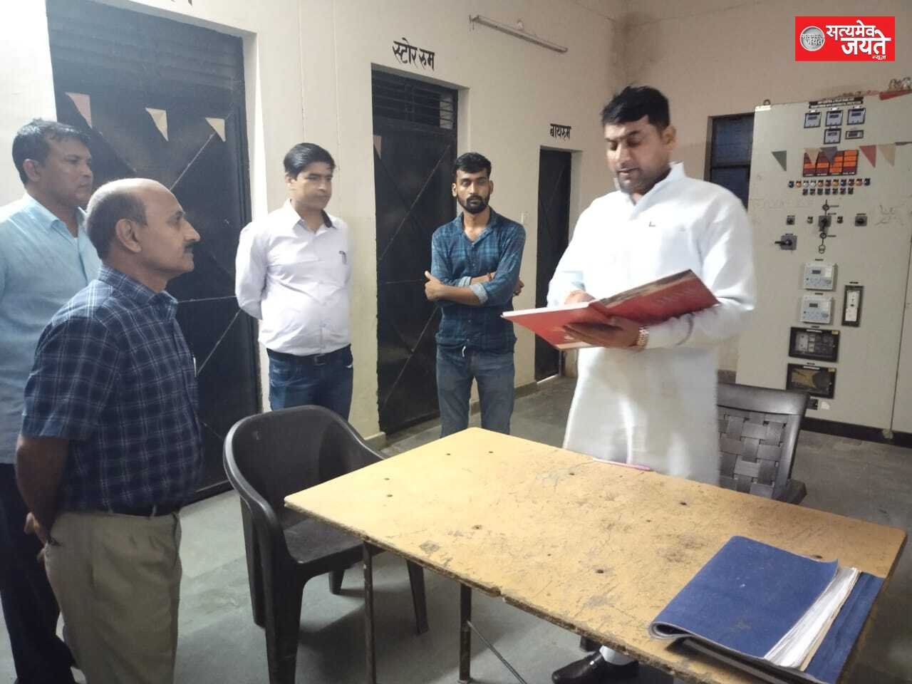 जौनपुर के 33/11 बिजली उपकेंद्र का ऊर्जा राज्यमंत्री ने किया निरीक्षण