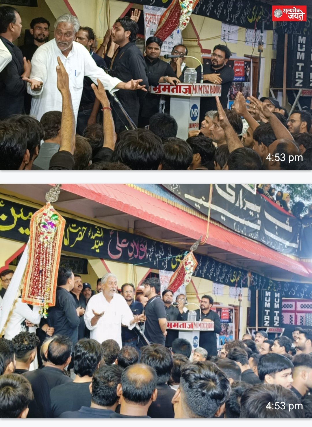 असगरे बेशीर जैसा सूरमा कोई नही….अंजुमन हुसैनियां की शब्बेदारी में रातभर हुआ नौहा मातमदेश की मशहूर अंजुमनों ने अली असगर की शहादत को किया याद