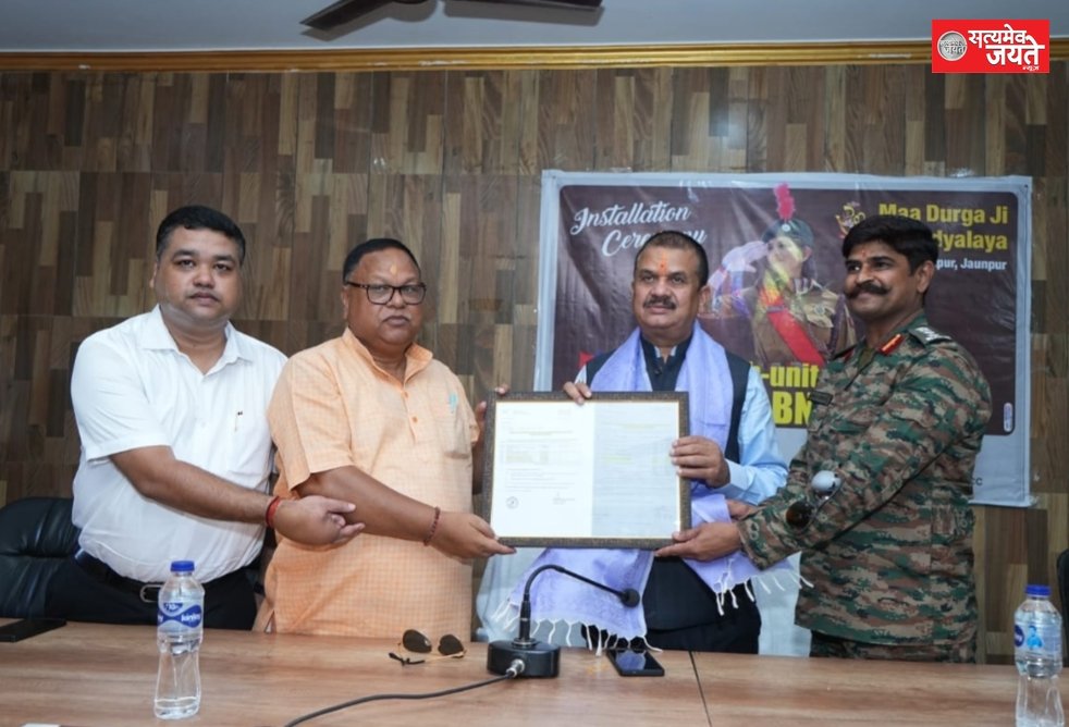 संस्थापक दिवस पर दुर्गा जी विद्यालय में हुई एनसीसी के 98 बटालियन के सब-यूनिट की स्थापना